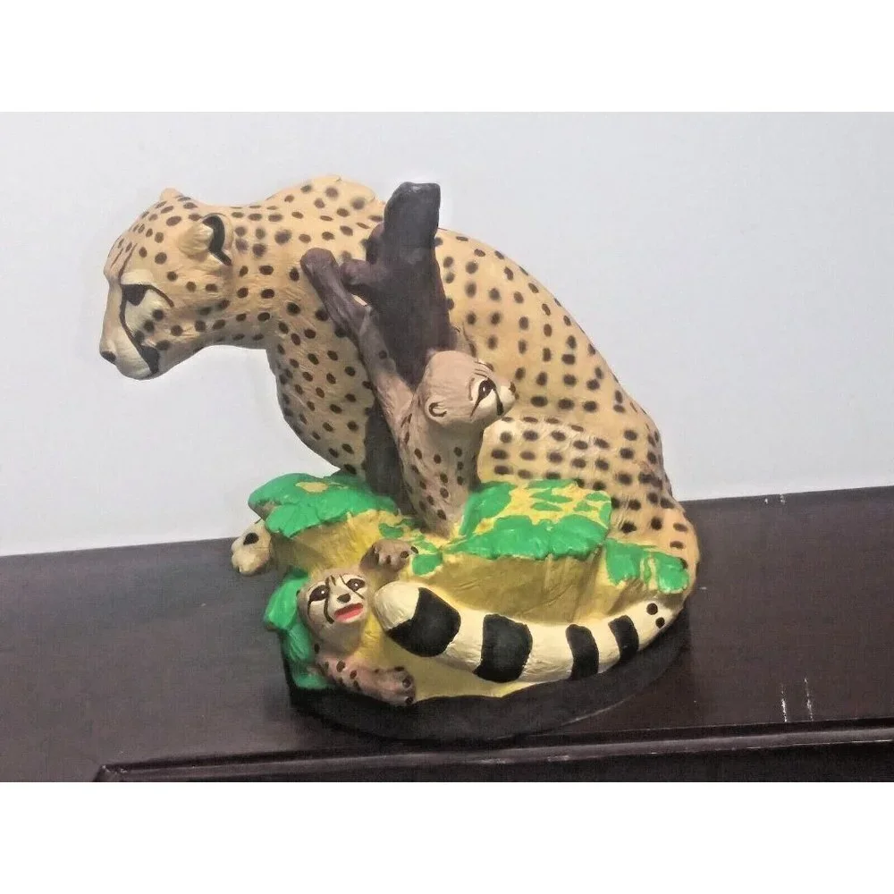 Drinkworks Cup topper Disney's Animal Kingdom Cheetah Souvenir collectible 2001